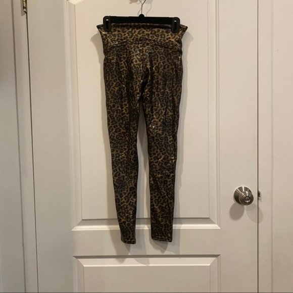 Spanx Faux Leather Leopard Leggings - Picture 6 of 6